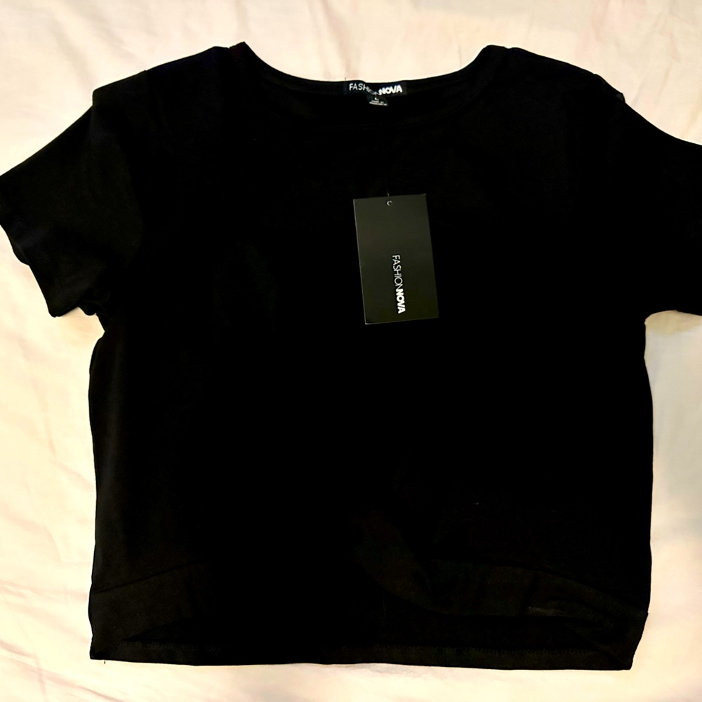 Fashion Nova Plain Twist Top